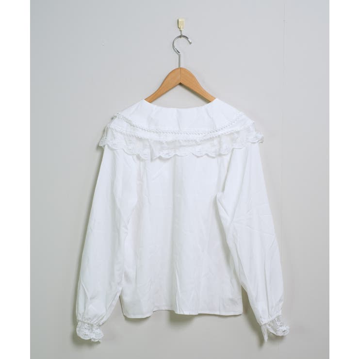 冬新作 ビックレースカラー フリル袖 | ShopNikoNiko | 詳細画像15 