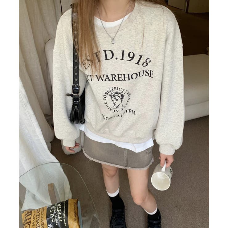 冬新作 ロゴプリント オーバーサイズ | ShopNikoNiko | 詳細画像6 