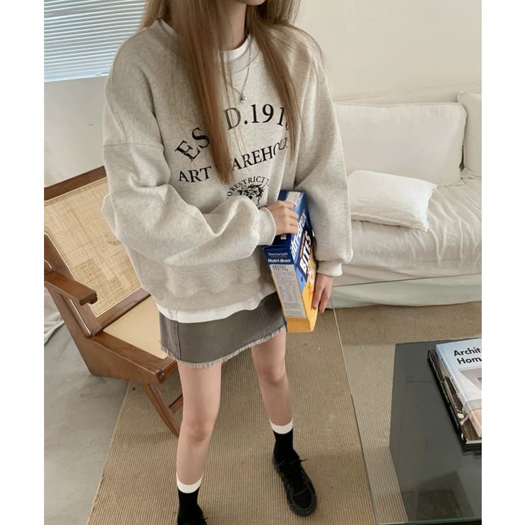 冬新作 ロゴプリント オーバーサイズ | ShopNikoNiko | 詳細画像9 