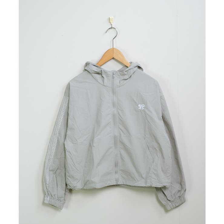 冬新作 ワンポイントリボン刺繍 袖レースライン | ShopNikoNiko | 詳細画像18 