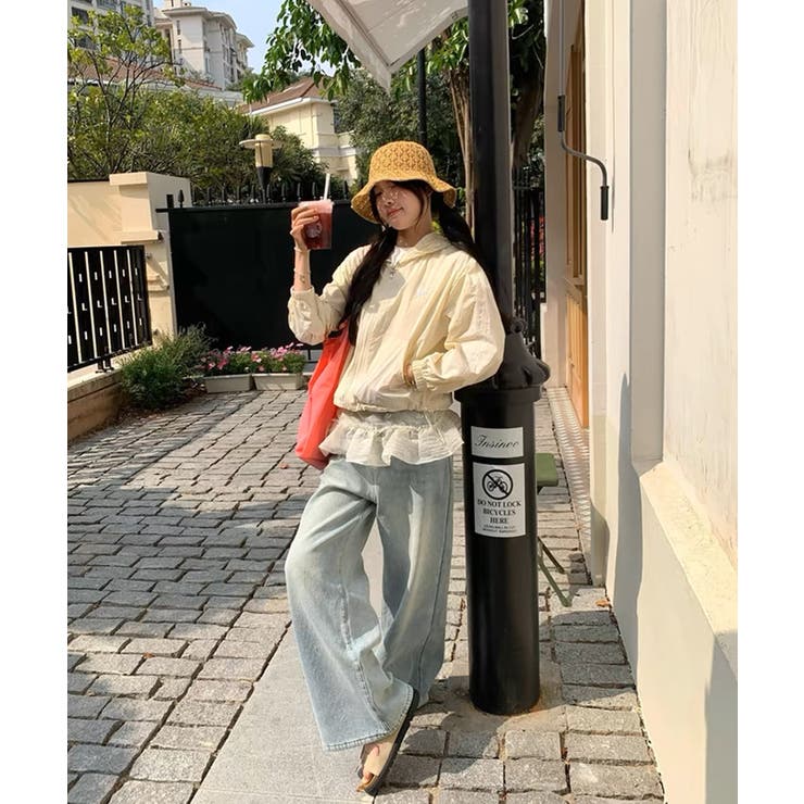 冬新作 ワンポイントリボン刺繍 袖レースライン | ShopNikoNiko | 詳細画像13 