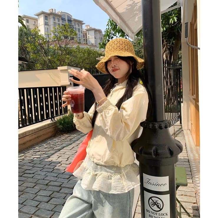 冬新作 ワンポイントリボン刺繍 袖レースライン | ShopNikoNiko | 詳細画像14 