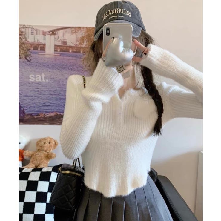 冬新作 ヘンリーネック ポケット付き | ShopNikoNiko | 詳細画像7 