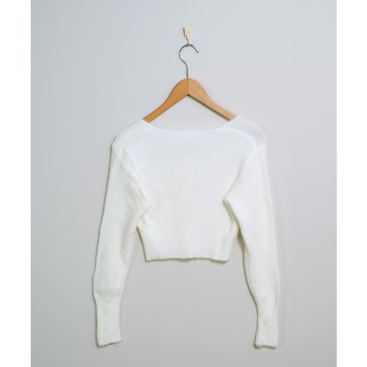 冬新作 シャギーニット クロップド丈 | ShopNikoNiko | 詳細画像14 