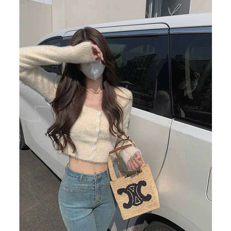 冬新作 シャギーニット クロップド丈 | ShopNikoNiko | 詳細画像10 