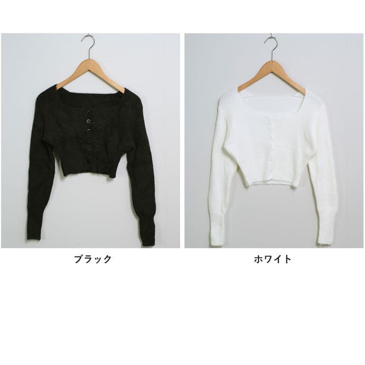 冬新作 シャギーニット クロップド丈 | ShopNikoNiko | 詳細画像2 