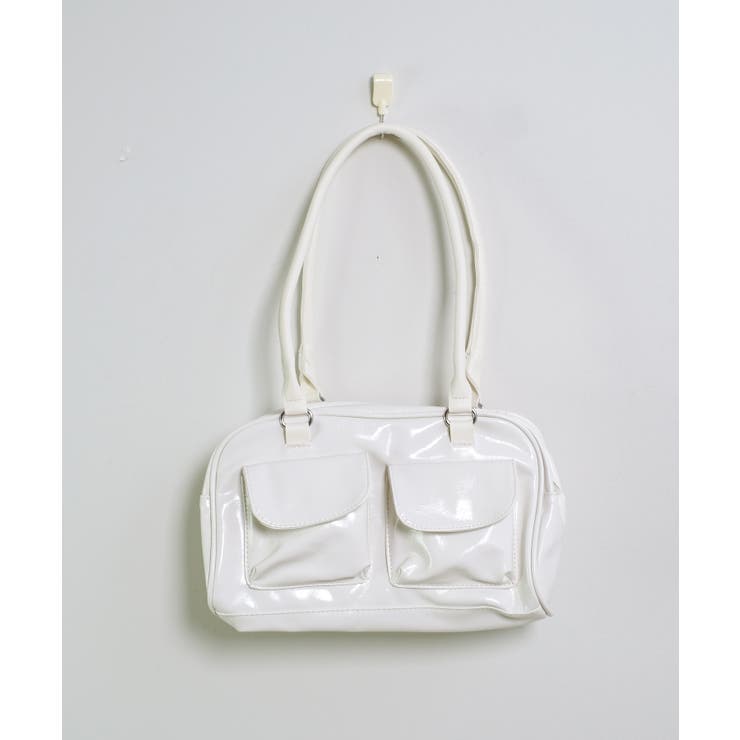 冬新作 フロントダブルポケット ボストンバッグ韓国バッグ | ShopNikoNiko | 詳細画像23 