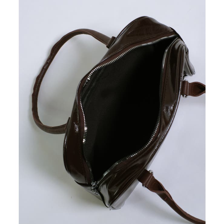 冬新作 フロントダブルポケット ボストンバッグ韓国バッグ | ShopNikoNiko | 詳細画像32 