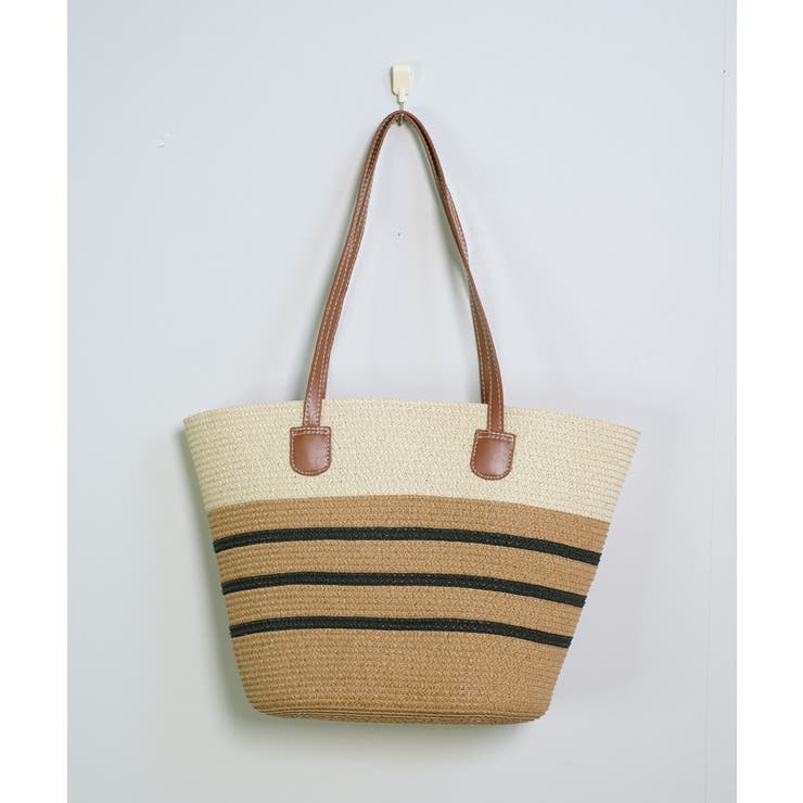 冬新作 PUレザーハンドル ストロー編み | ShopNikoNiko | 詳細画像26 