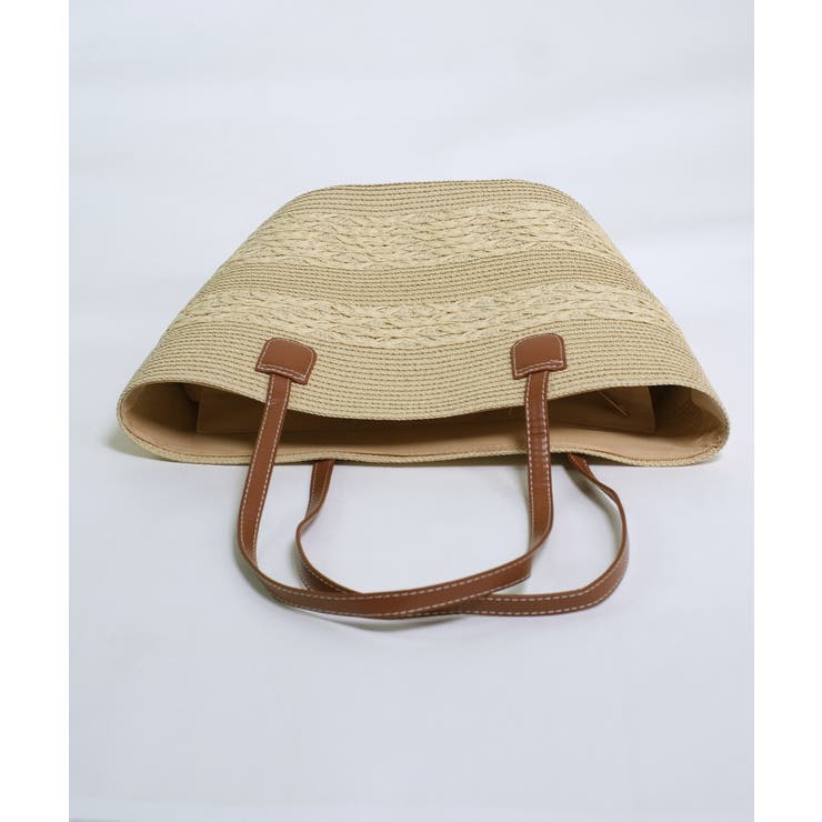 冬新作 PUレザーハンドル ストロー編み | ShopNikoNiko | 詳細画像29 