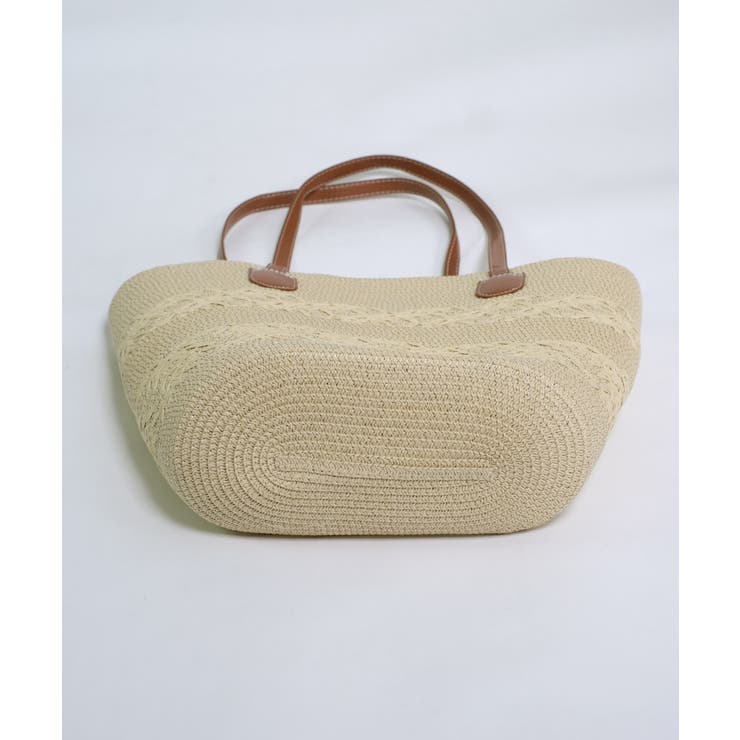 冬新作 PUレザーハンドル ストロー編み | ShopNikoNiko | 詳細画像30 