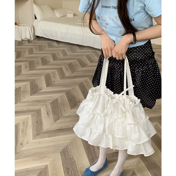 冬新作 ティアードフリル 巾着型 | ShopNikoNiko | 詳細画像9 