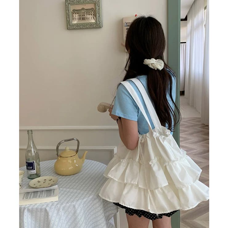 冬新作 ティアードフリル 巾着型 | ShopNikoNiko | 詳細画像11 