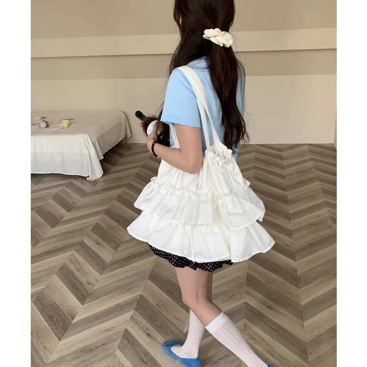 冬新作 ティアードフリル 巾着型 | ShopNikoNiko | 詳細画像12 