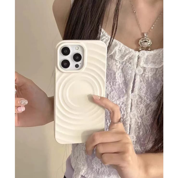 冬新作 MagSafe ウェーブデザインスマホケース | ShopNikoNiko | 詳細画像12 