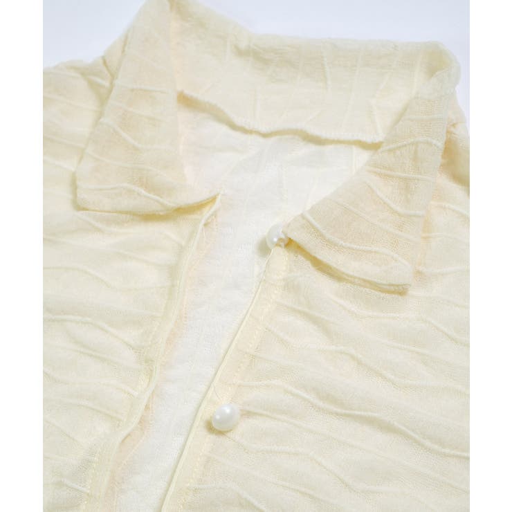 冬新作 ウェーブシースルー ボレロカーディガン付き水着淡色 | ShopNikoNiko | 詳細画像15 