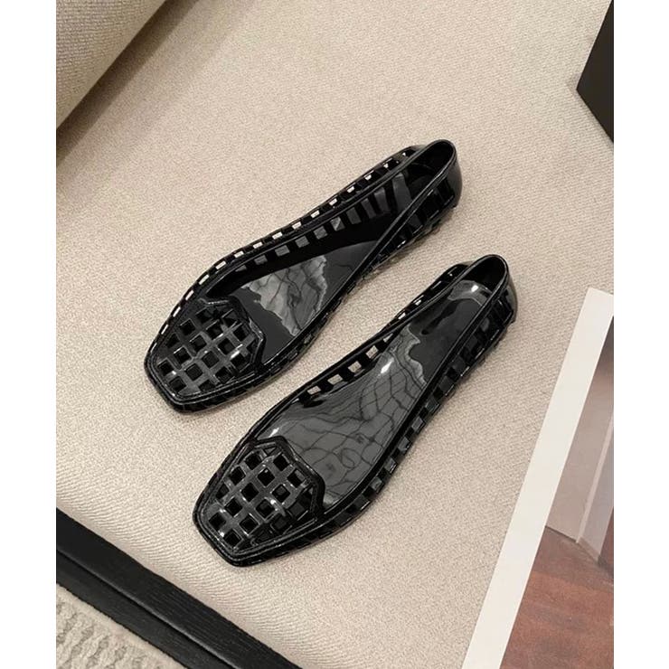 ブラック | 冬新作 スクエアトゥ メッシュ | ShopNikoNiko