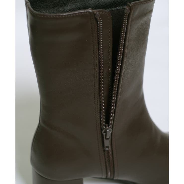 冬新作 スクエアトゥ ミドルブーツ韓国ファッション | ShopNikoNiko | 詳細画像32 