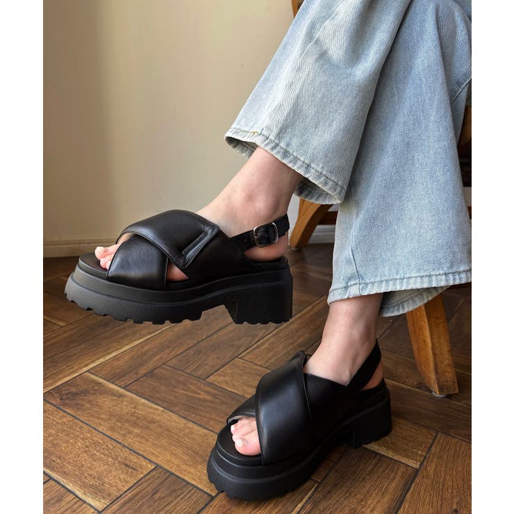 ブラック | 冬新作 日本製 クロスパデット | ShopNikoNiko