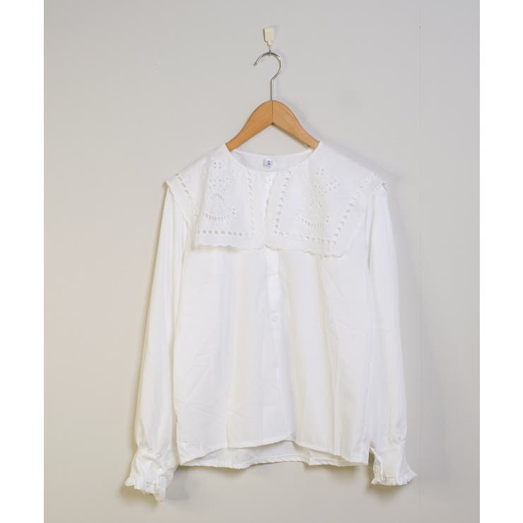 冬新作 ビックカラー レース刺繍 | ShopNikoNiko | 詳細画像14 