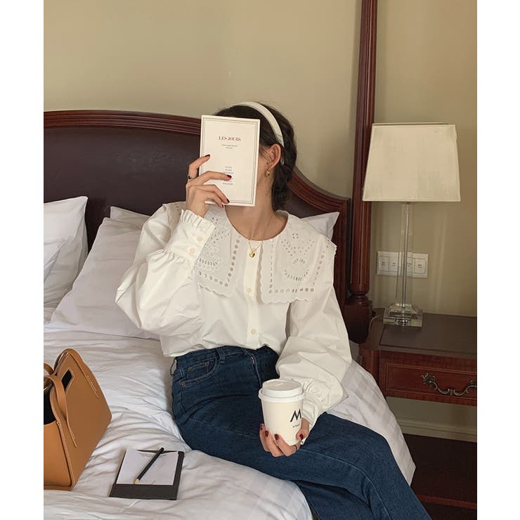 冬新作 ビックカラー レース刺繍 | ShopNikoNiko | 詳細画像5 