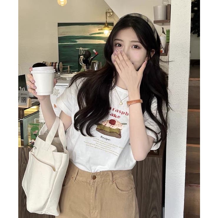 冬新作 ケーキプリント クルーネック | ShopNikoNiko | 詳細画像8 