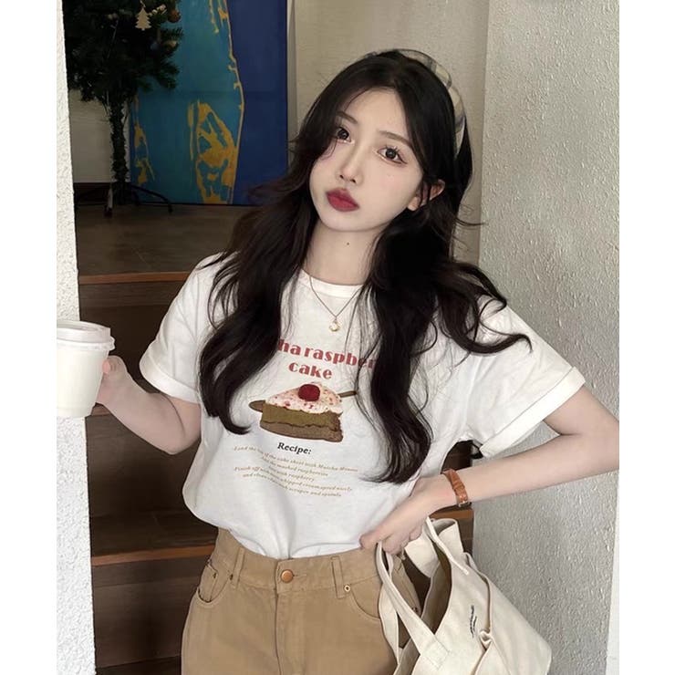 冬新作 ケーキプリント クルーネック | ShopNikoNiko | 詳細画像9 