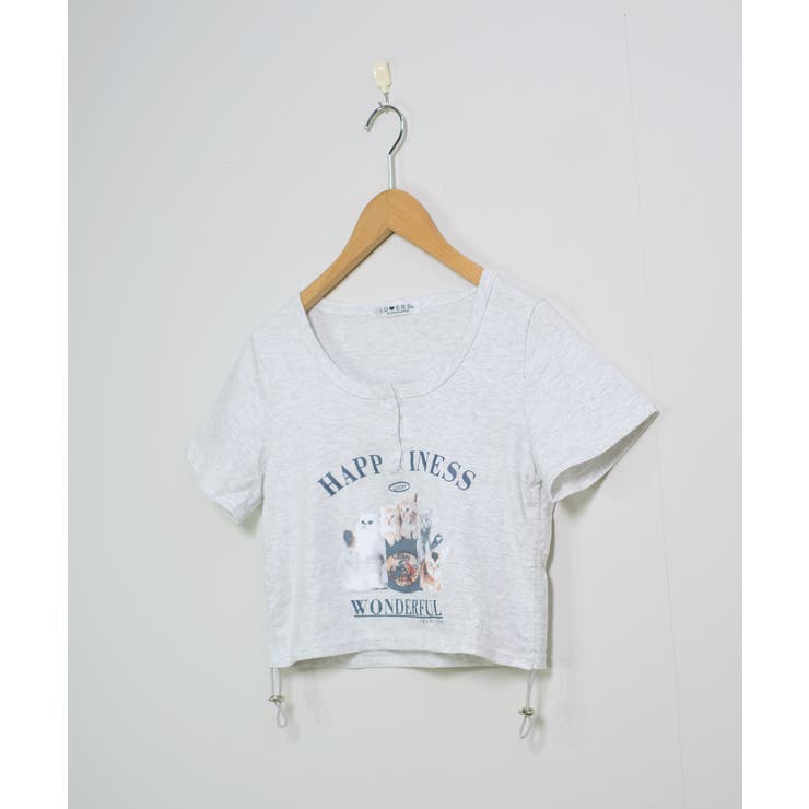 冬新作 猫プリント サイドシャーリング | ShopNikoNiko | 詳細画像18 