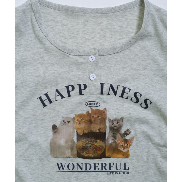 冬新作 猫プリント サイドシャーリング | ShopNikoNiko | 詳細画像20 