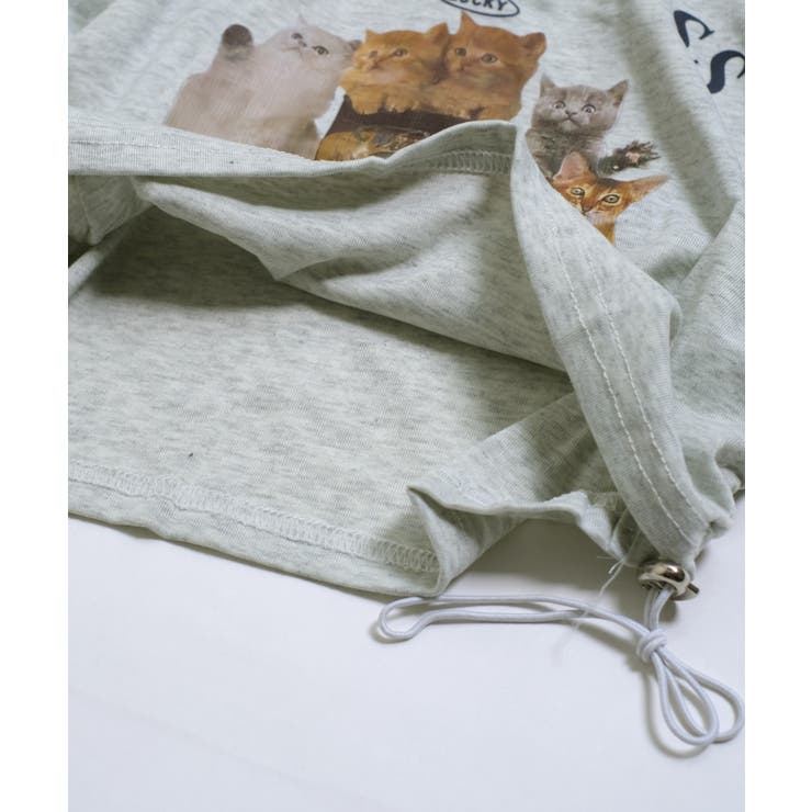 冬新作 猫プリント サイドシャーリング | ShopNikoNiko | 詳細画像23 