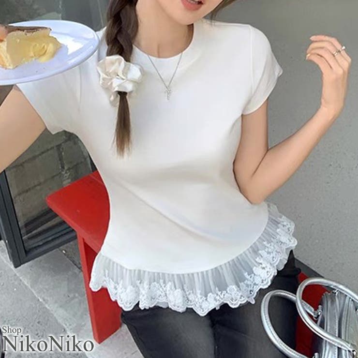 冬新作 ヘムレース レイヤード風 | ShopNikoNiko | 詳細画像1 
