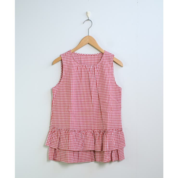 冬新作 ギンガムチェック ティアードフリル | ShopNikoNiko | 詳細画像17 