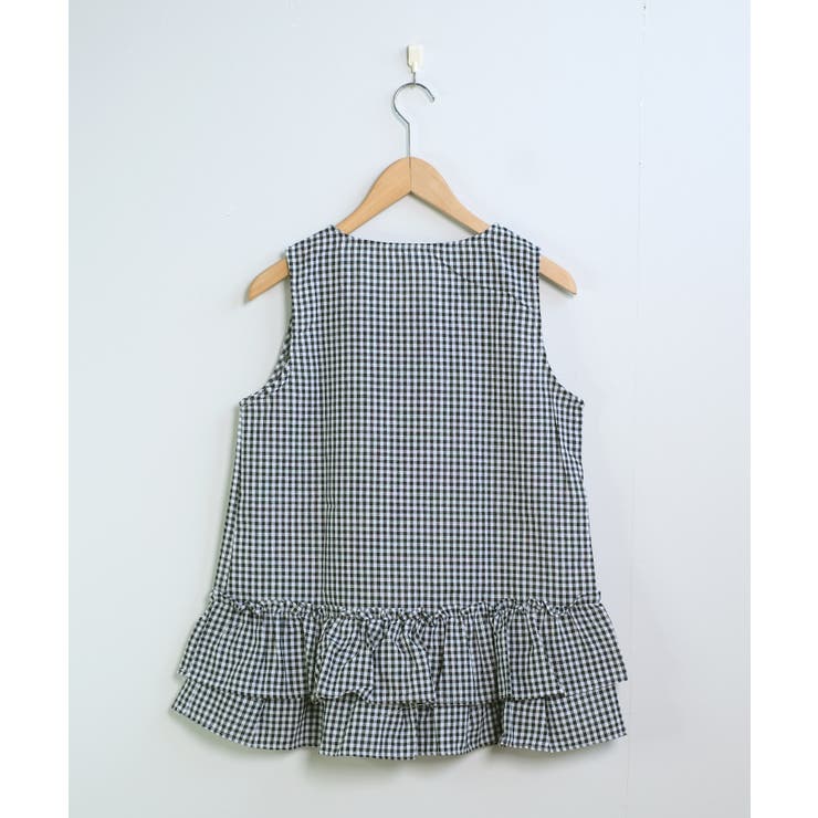 冬新作 ギンガムチェック ティアードフリル | ShopNikoNiko | 詳細画像19 