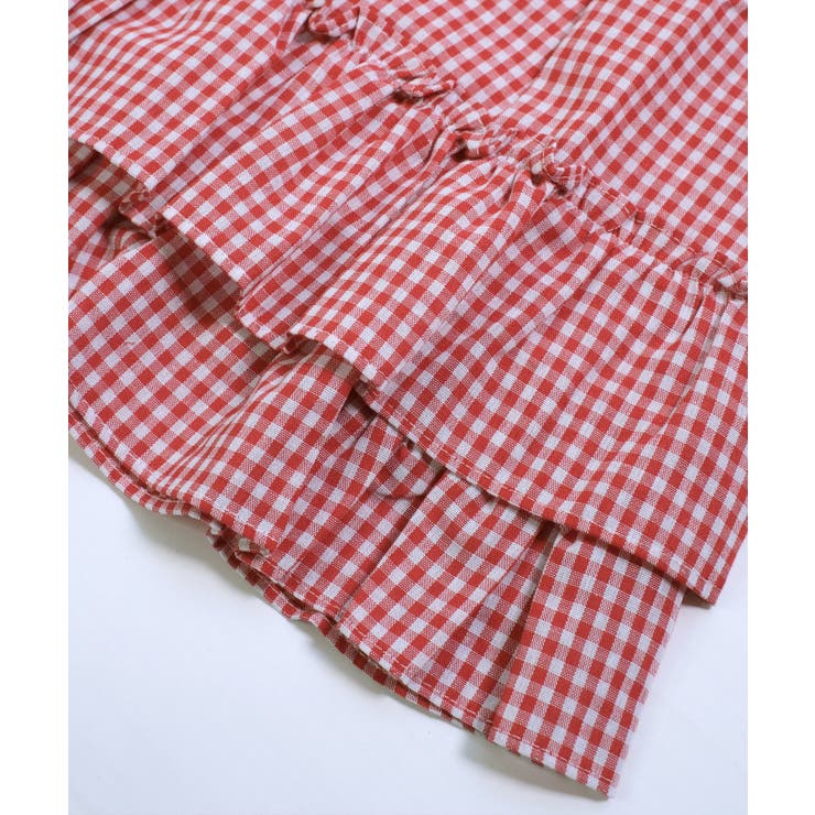 冬新作 ギンガムチェック ティアードフリル | ShopNikoNiko | 詳細画像22 