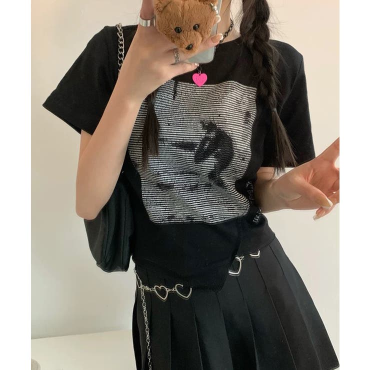 冬新作 ロゴプリント アシンメトリー | ShopNikoNiko | 詳細画像10 