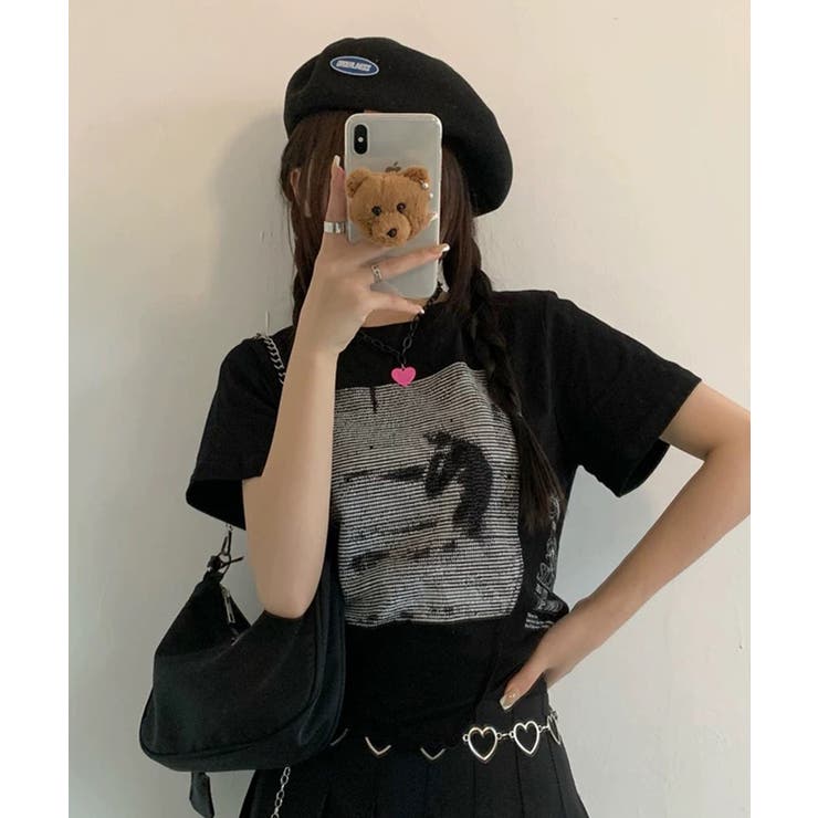 冬新作 ロゴプリント アシンメトリー | ShopNikoNiko | 詳細画像12 