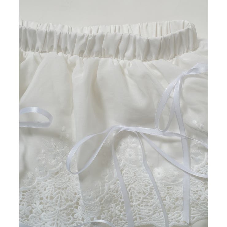 春新作 裾フラワー刺繍 リボン | ShopNikoNiko | 詳細画像13 