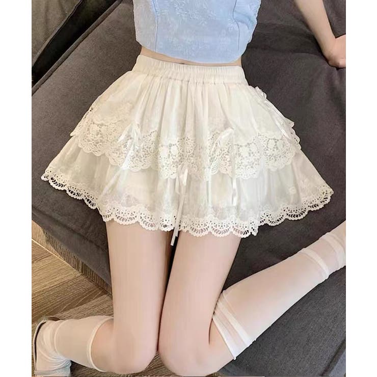 春新作 裾フラワー刺繍 リボン | ShopNikoNiko | 詳細画像5 