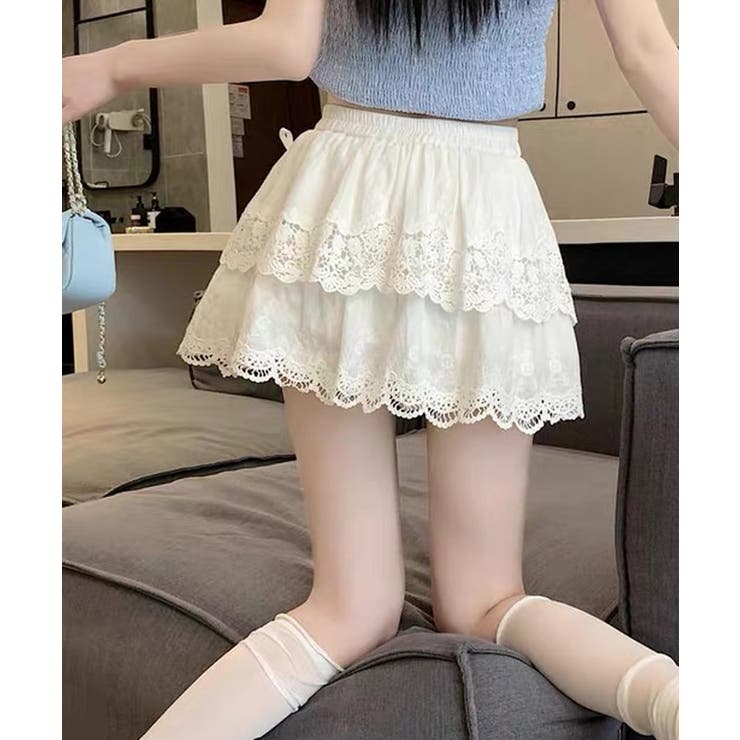 春新作 裾フラワー刺繍 リボン | ShopNikoNiko | 詳細画像7 