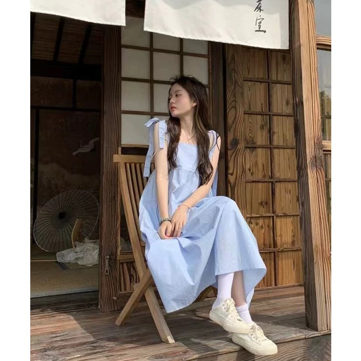 夏新作 ショルダーリボン ミディ丈 | ShopNikoNiko | 詳細画像11 