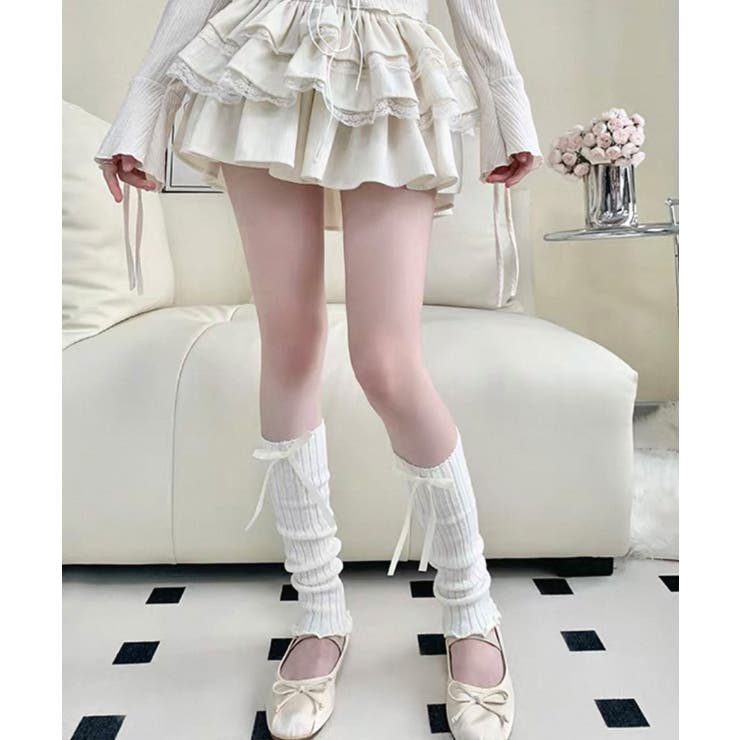 冬新作 テープリボン付き リブニット | ShopNikoNiko | 詳細画像4 