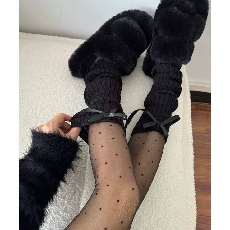 冬新作 テープリボン付き リブニット | ShopNikoNiko | 詳細画像9 