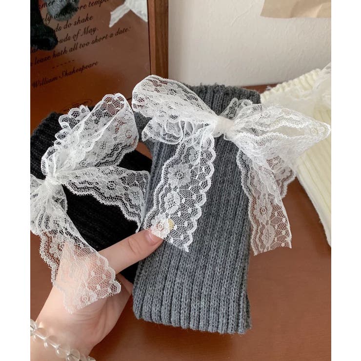 冬新作 レースリボン付き リブニット | ShopNikoNiko | 詳細画像13 