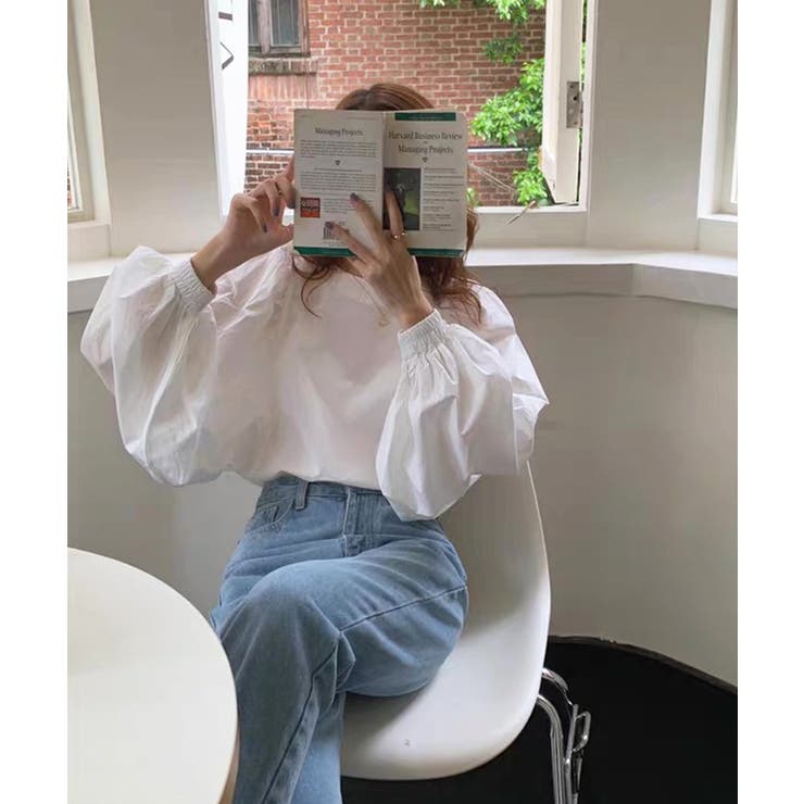 春新作 ボリュームスリーブ スタンドカラー | ShopNikoNiko | 詳細画像5 