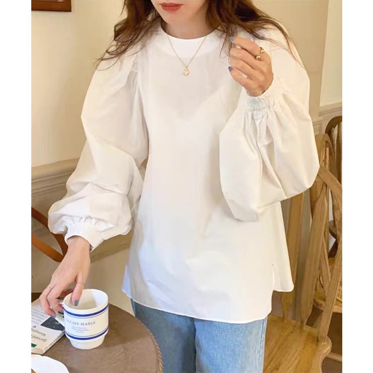 春新作 ボリュームスリーブ スタンドカラー | ShopNikoNiko | 詳細画像8 