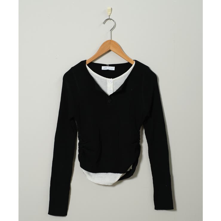 春新作 レイヤード風 ヘンリーネック | ShopNikoNiko | 詳細画像12 