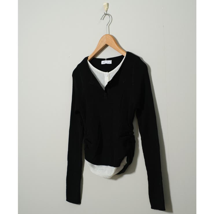 春新作 レイヤード風 ヘンリーネック | ShopNikoNiko | 詳細画像14 