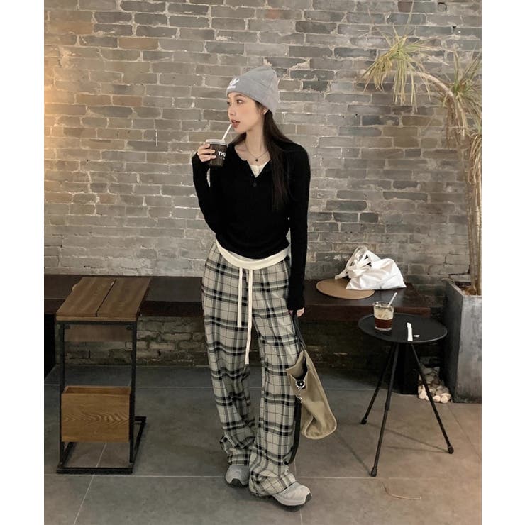 春新作 レイヤード風 ヘンリーネック | ShopNikoNiko | 詳細画像7 