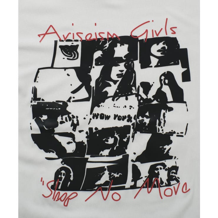 夏新作 モノクログラフィックデザイン スリムTシャツ | ShopNikoNiko | 詳細画像15 