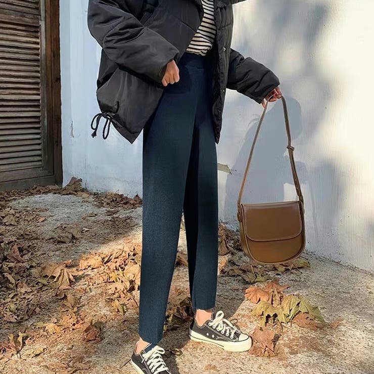 ニットパンツ 低身長さん向け 股上深め | shoppinggo | 詳細画像9 